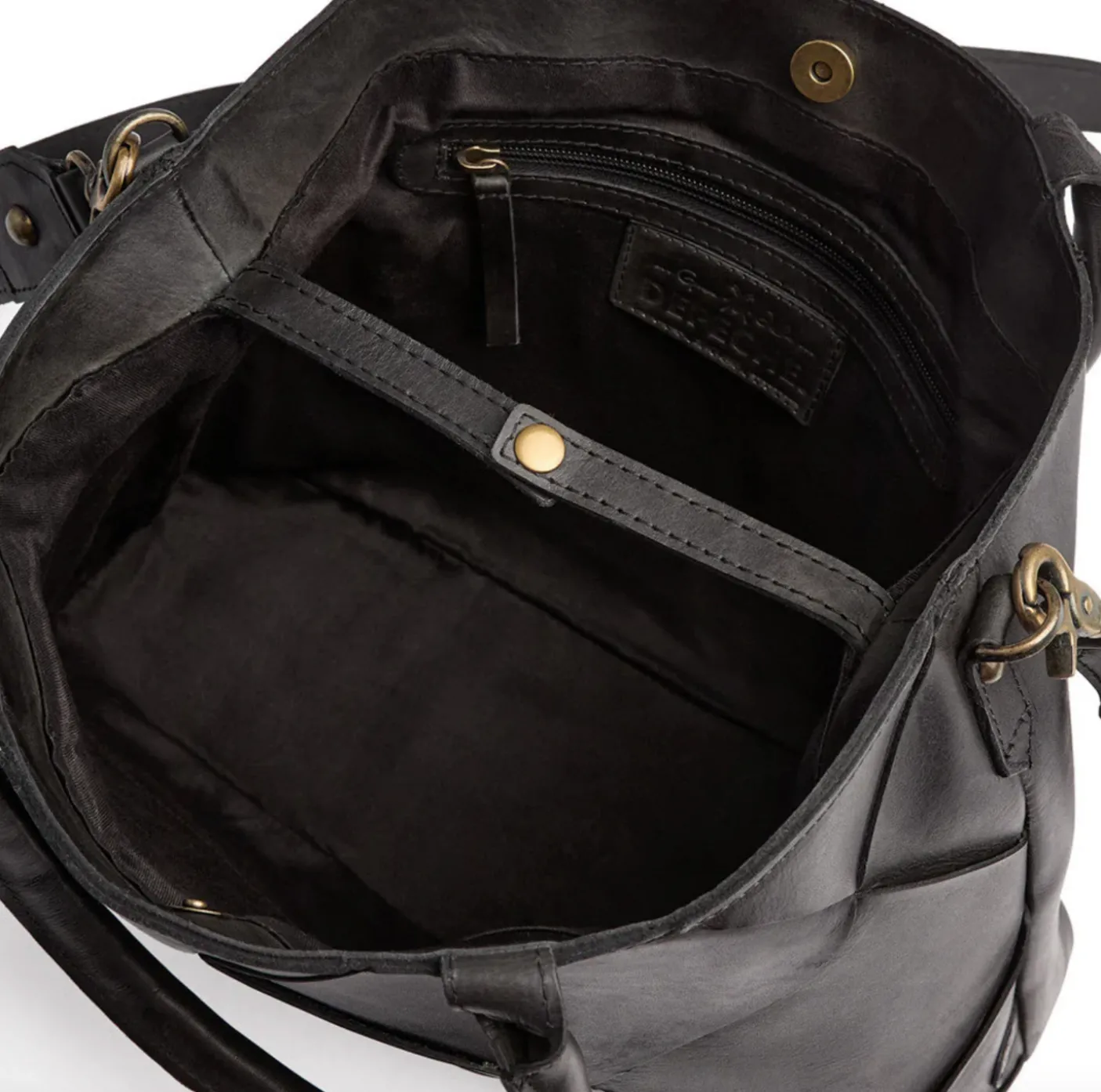 Shopper black delux