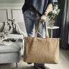 Shopper Fløjl - Tan
