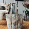 Shopper i kraftig Jute - Beige