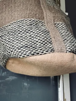Shopper i kraftig Jute - Beige