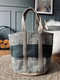 Shopper i kraftig Jute - Natur