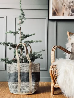 Shopper i kraftig Jute - Natur