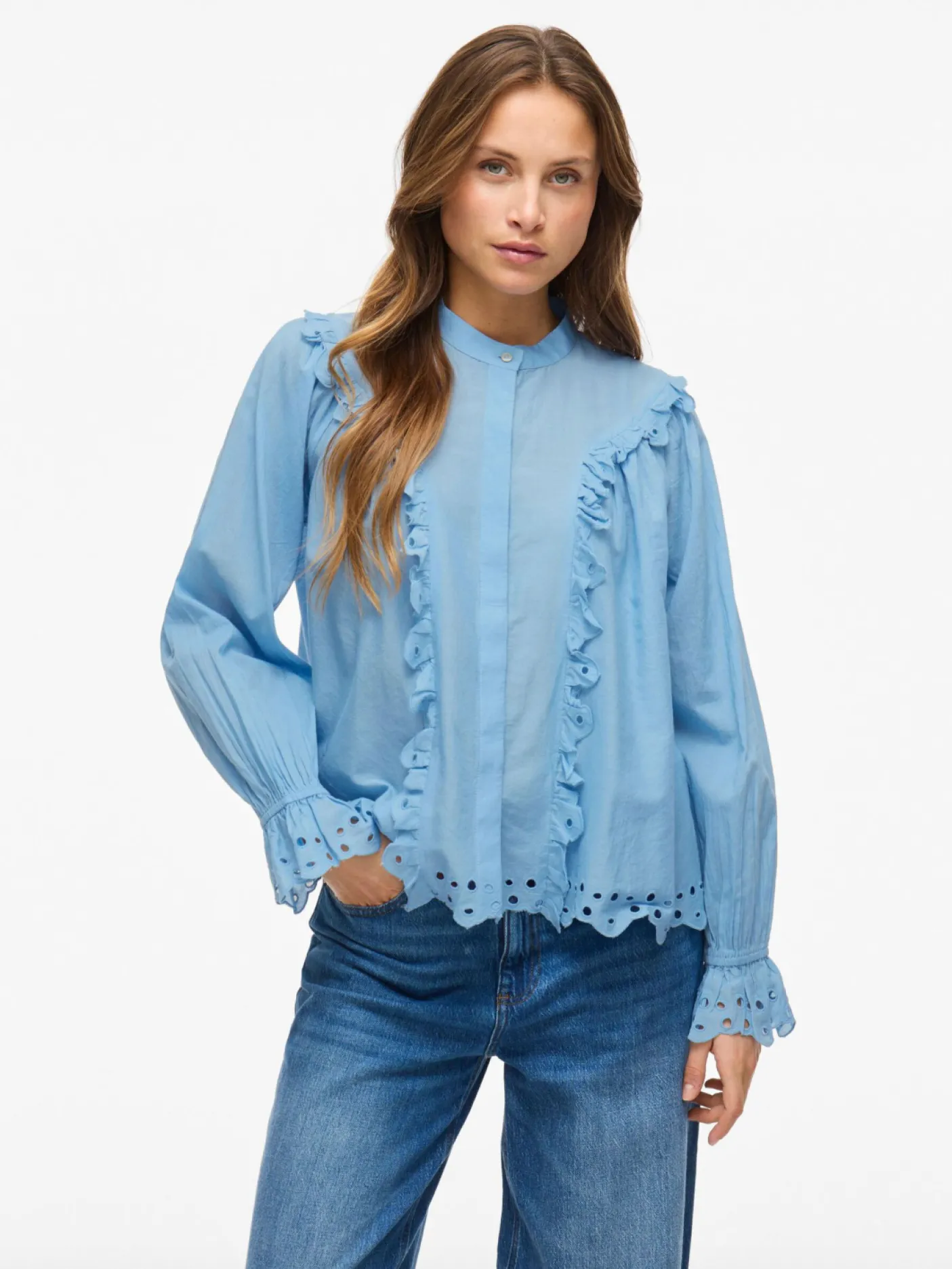 Skjorte Sally blue