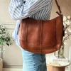 Skuldertaske Neri Small - Walnut