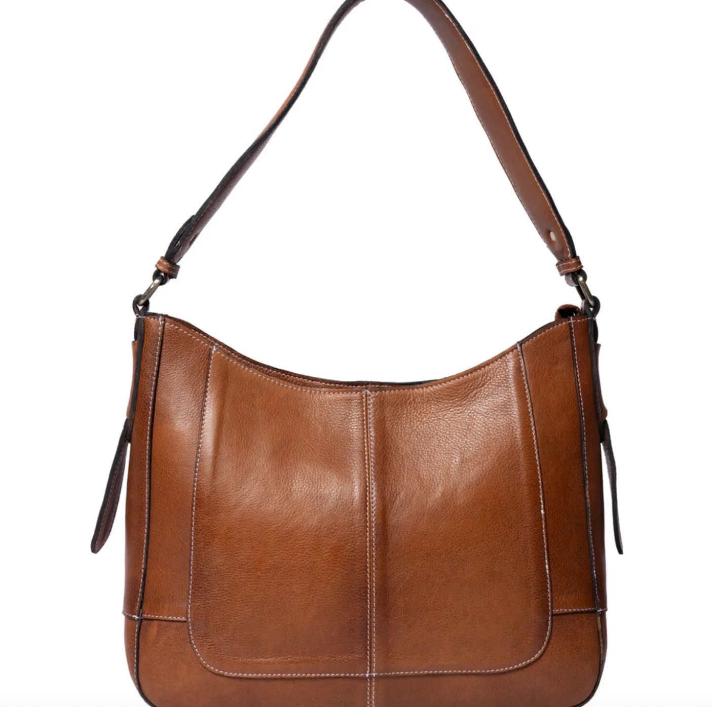 Skuldertaske Neri Small - Walnut