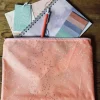 Sæt med notesbøger og taske - Pastel
