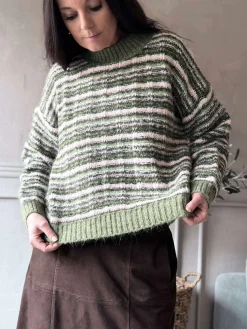Strik Elvira grøn