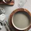 Tallerken Norma 24cm - Mocca 2 stk.