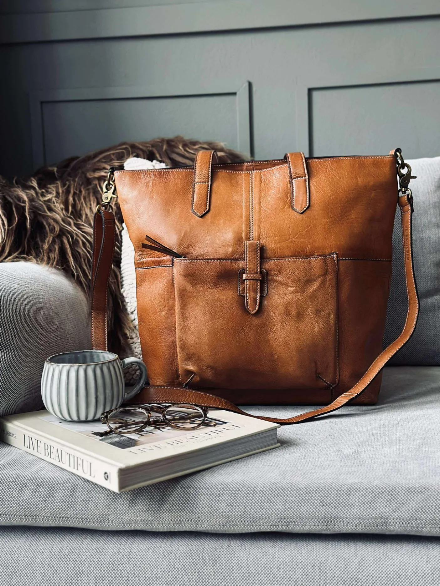 Taske Layla Cognac