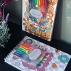Tegneblok m. Gelpens - Color mix