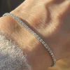 Tennisarmbånd Palma med zirkoner - rhodium belagt