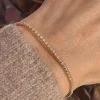 Tennisarmbånd Palma med zirkoner - guldbelagt