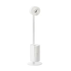 Toiletrulleholder - Hvid - Fritstående