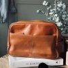 Toilettaske - Cognac
