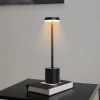 Touch bordlampe i sort