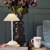 Touch Bordlampe Plissé Hvid