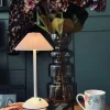 Touch Bordlampe Plissé - Rosa
