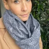 Tørklæde Helena - Denim