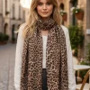 Tørklæde Leo - Camel