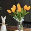 Tulipaner med lys - Gul