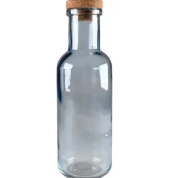 Vandflaske med korkprop – Blue 1 ltr.
