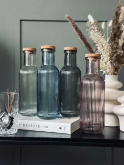 Vandflaske med korkprop – Stone 1 ltr.