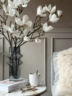 Vase Curv grey