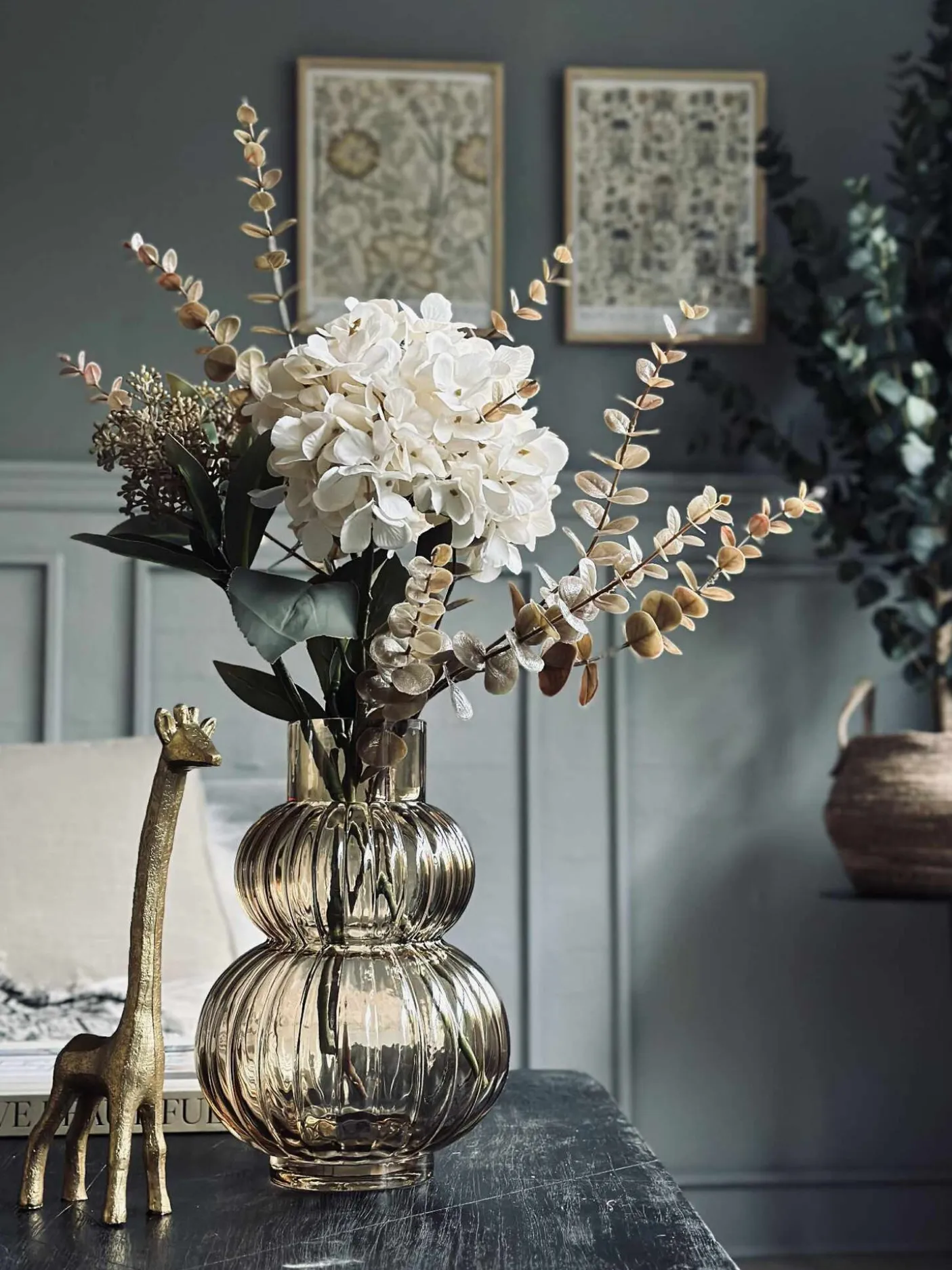 Vase Hanna - Gylden
