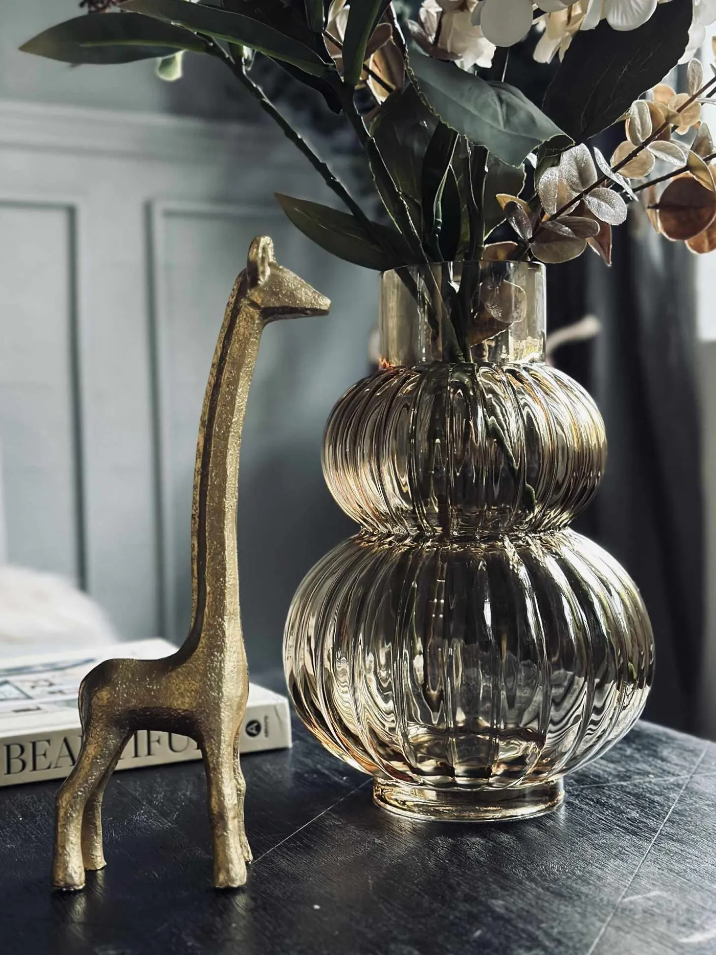 Vase Hanna - Gylden