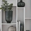 Vase Mayia - H: 21 cm - Grå