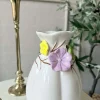 Vase med deko - Hvid eller Grøn