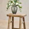 Vase med mønster - Grey
