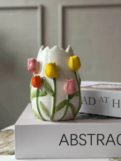 Vase med tulipaner - Flere størrelser