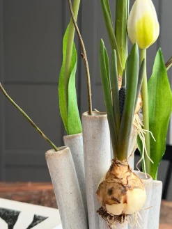 Vase Round Hvid