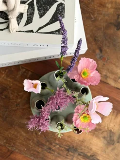 Vase Round Raw-mix