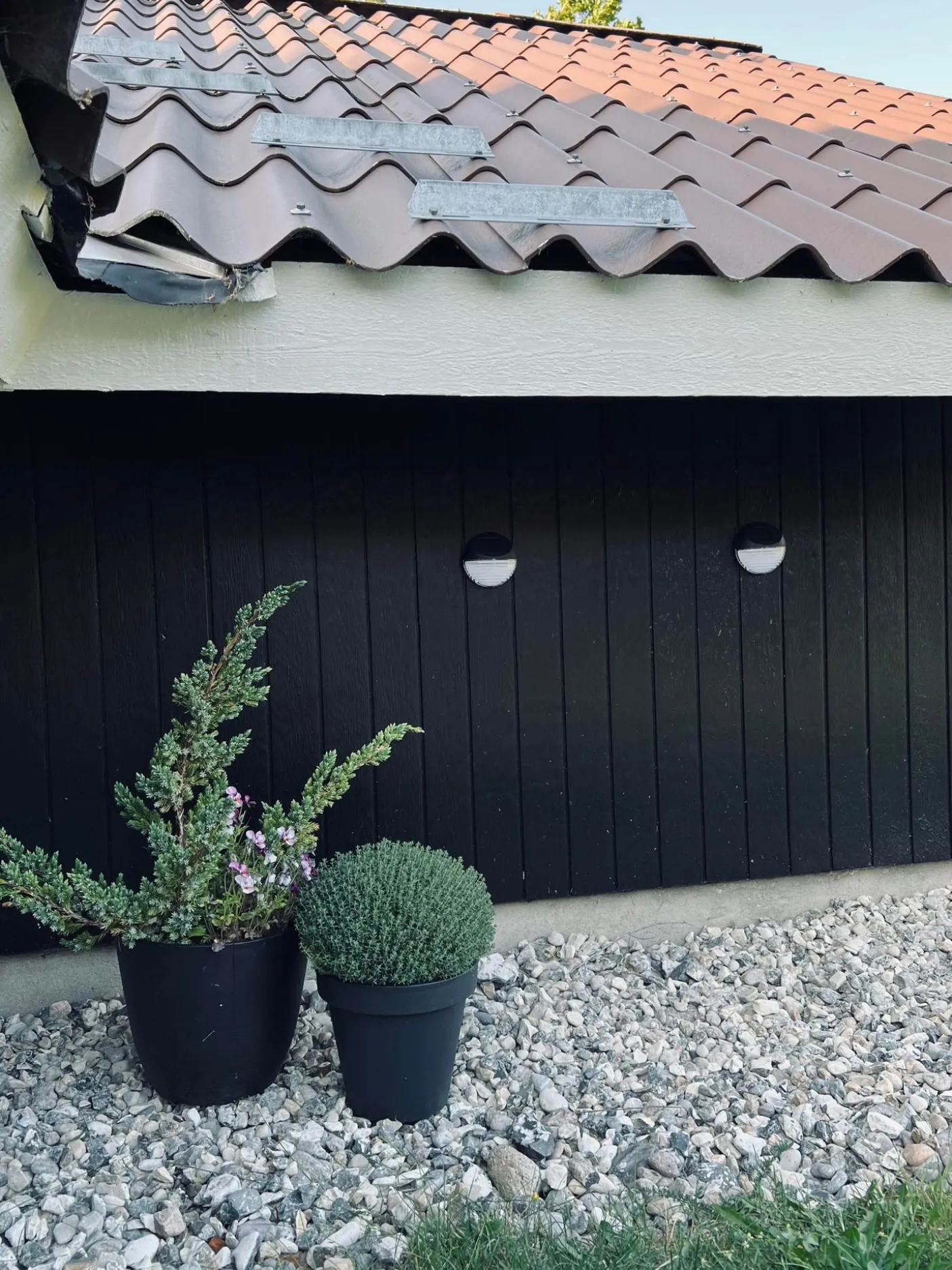 Væglampe med solceller – Sæt med 4 stk