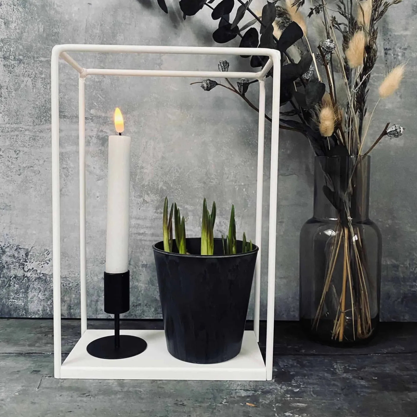 VIAMAJA Cube hylde- Hvid - 20x30x10
