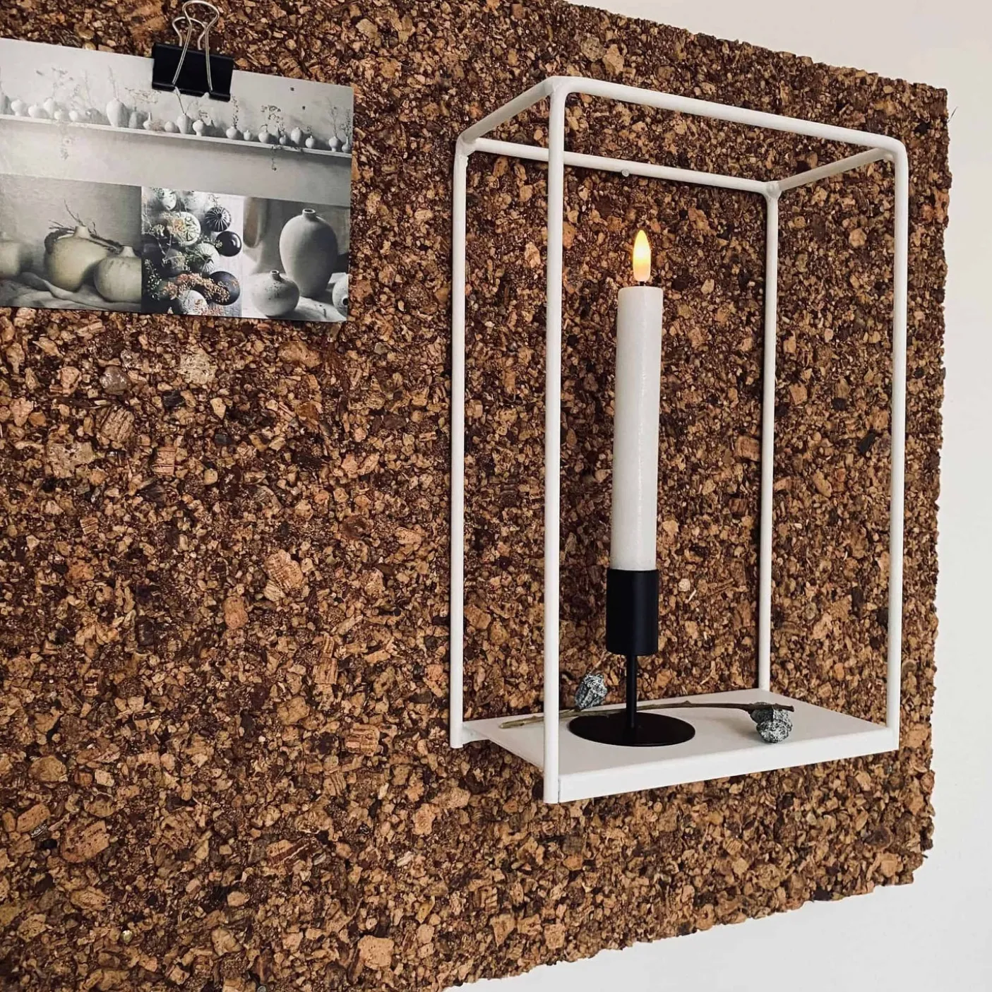 VIAMAJA Cube hylde- Hvid - 20x30x10