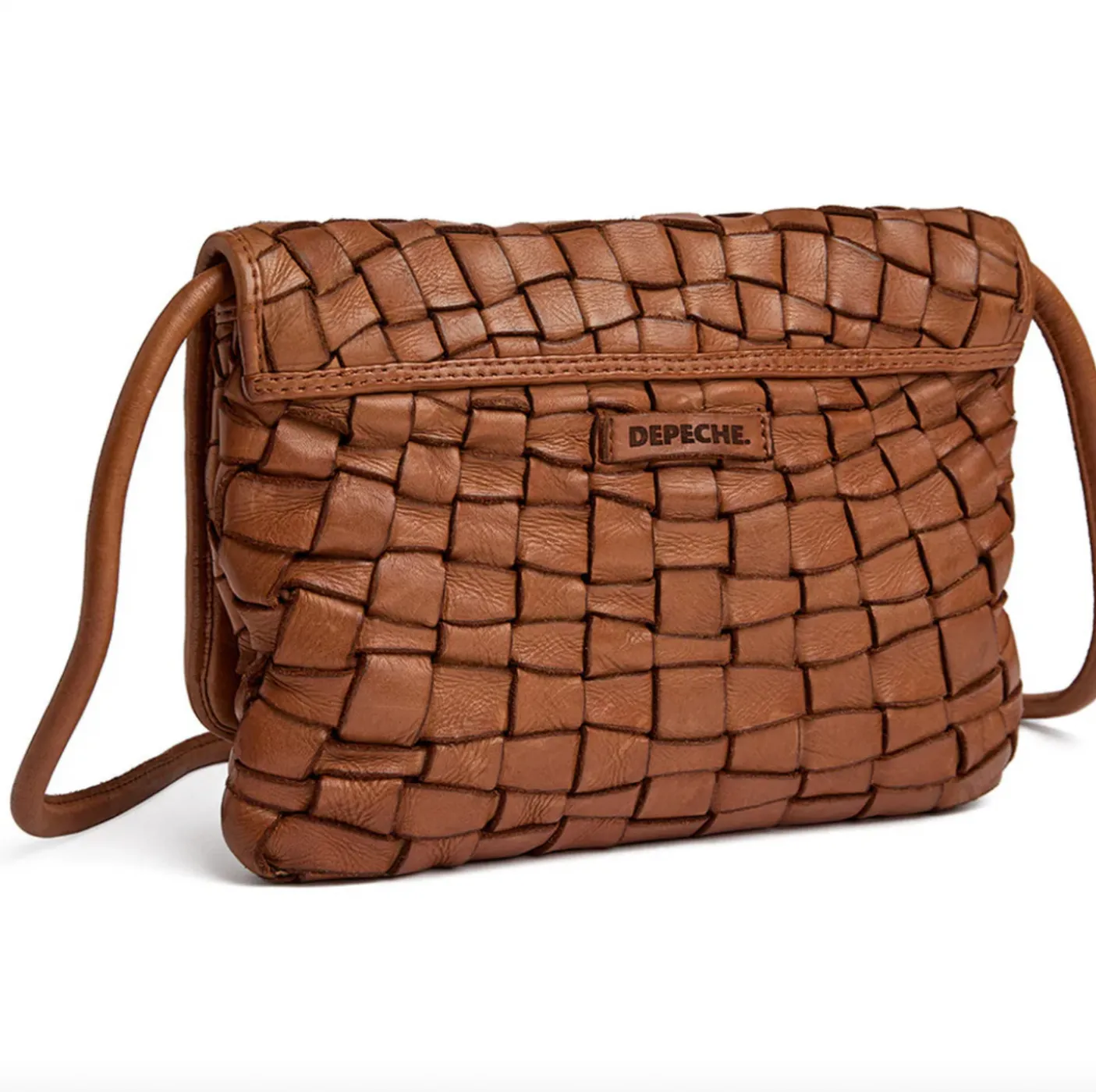 Warsaw Clutch / crossover - Vintage cognac