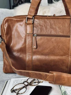 Weekendtaske Brooklyn - Cognac